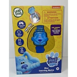 LeapFrog Blues Clues & You Blue Learning Watch Tell Time‎ and Play Games